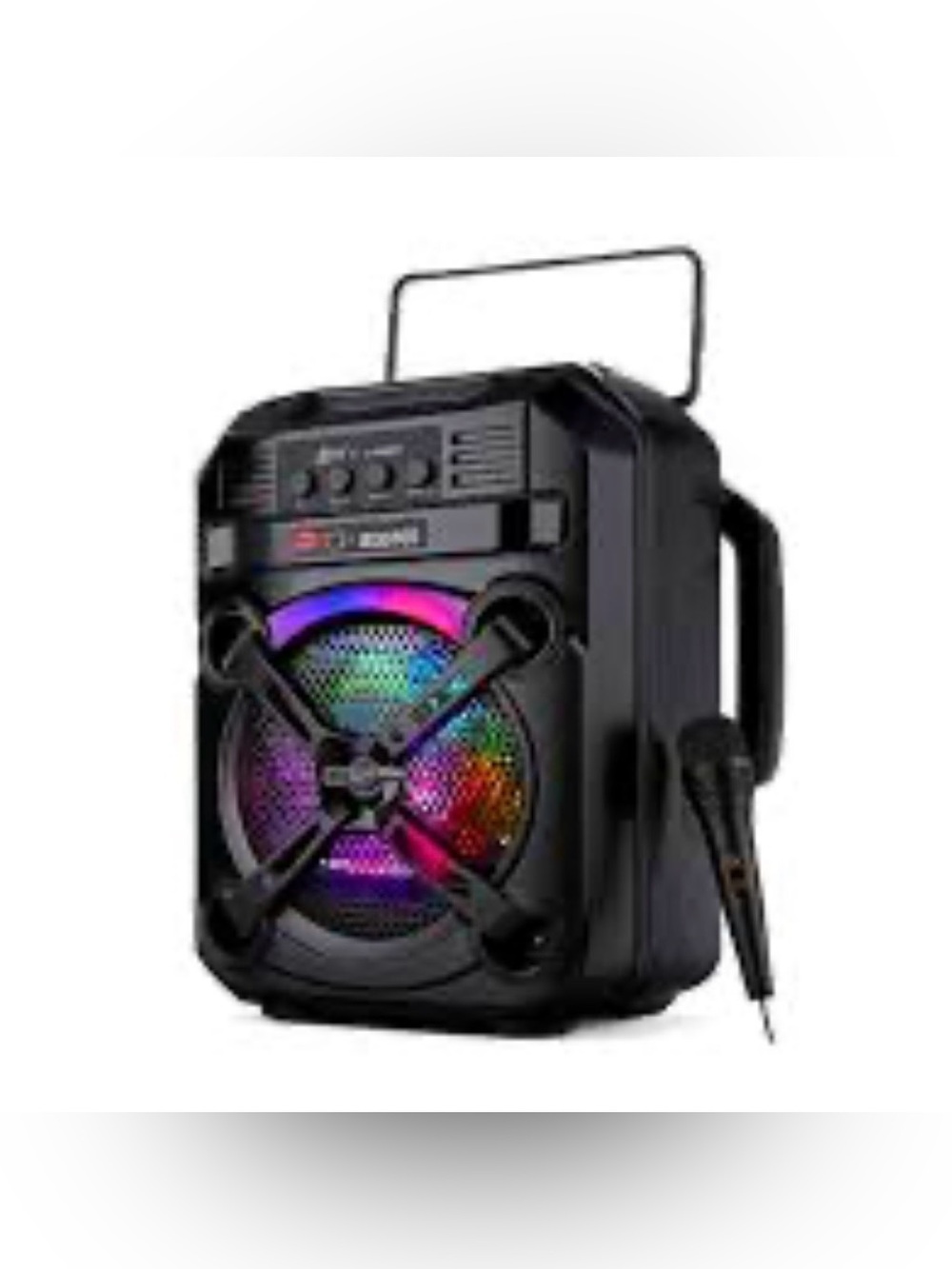 ZQS6165 Super High Power Bass multi-media LED speaker/Karaoke machine w/handle